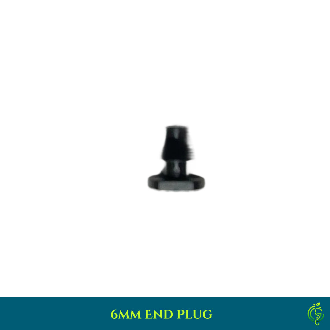 6mm End Plug – Feeder Line Stopper for Drip Pipes (Pack of 5)