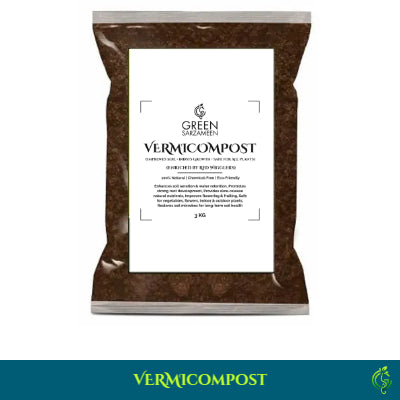 Organic Vermicompost – 100% Natural Earthworm Compost Fertilizer