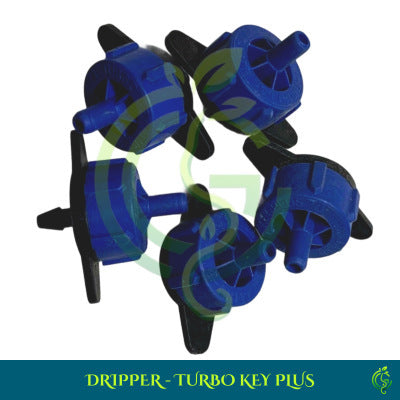 Blue Dripper Turbo Key Plus | Drip Irrigation System | Drip Irrigation Drippers (Pack of 5)