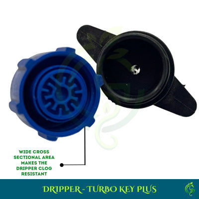 Blue Dripper Turbo Key Plus | Drip Irrigation System | Drip Irrigation Drippers (Pack of 5)