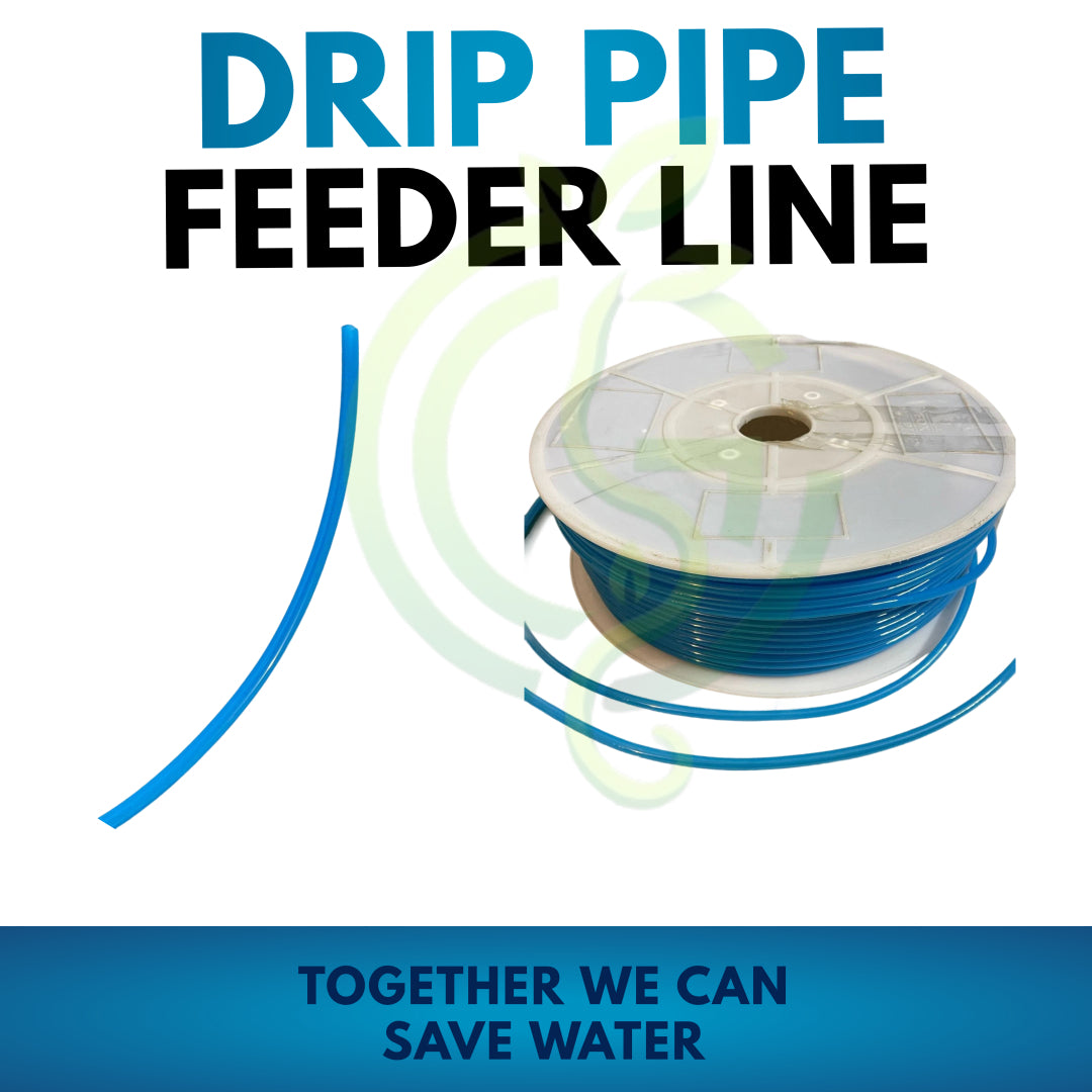 Drip Irrigation Pipe 6mm Feeder Line | Drip Pipe |  TPU Hose for mist nozzles | Pneumatic hose | Mist Pipe | 6mm drip line