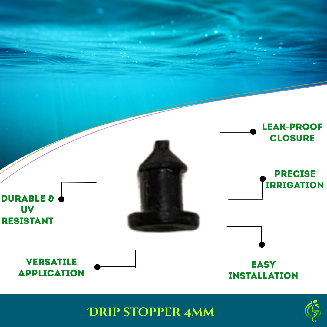 4mm Drip Stopper for Drip Pipes – Hole Sealing Plug (Pack of 5)