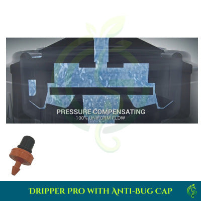 Dripper Pro with Anti-Bug Cap | Drip Irrigation System | Drip Irrigation Dripper (Pack of 5)