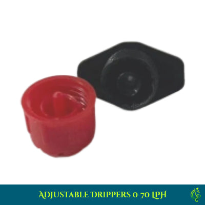 Adjustable Drippers 0-70 LPH – Precision Watering for Efficient Irrigation