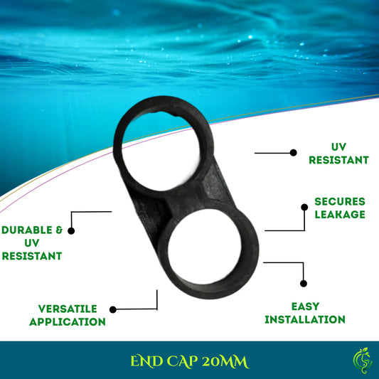 Drip Irrigation End Cap 20MM – Secure Pipe Closure | Drip Irrigation Pipe | Drip Irrigation System (Pack of 5)
