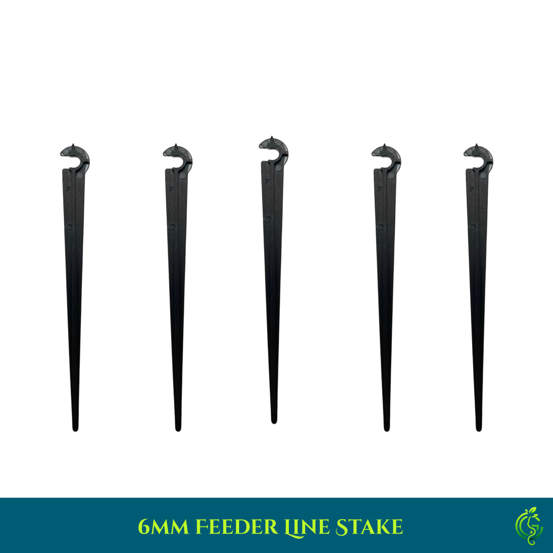 6mm Feeder Line Stake – Secure Support for Drip Irrigation Pipes (Pack of 5)
