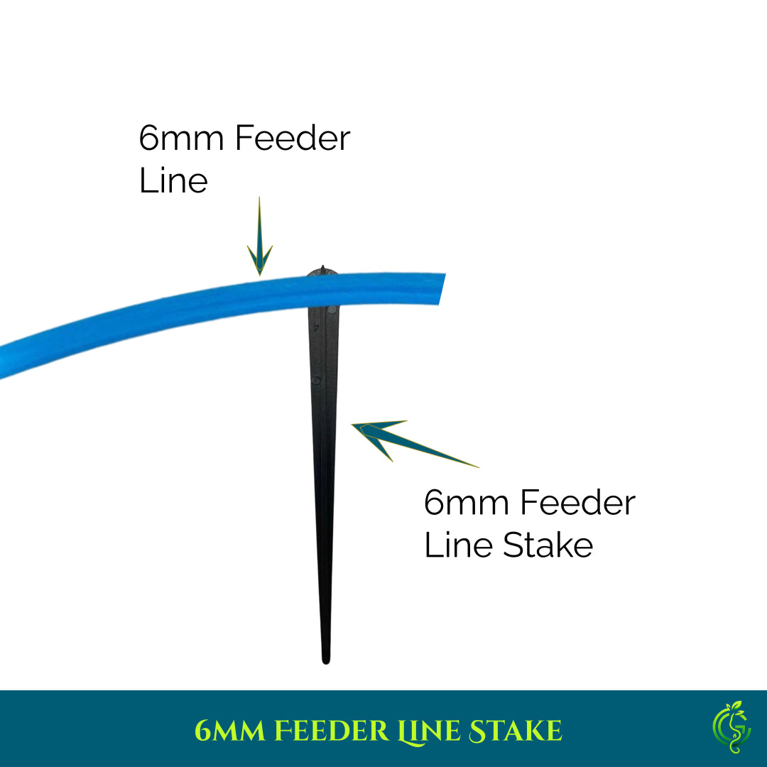 6mm Feeder Line Stake – Secure Support for Drip Irrigation Pipes (Pack of 5)