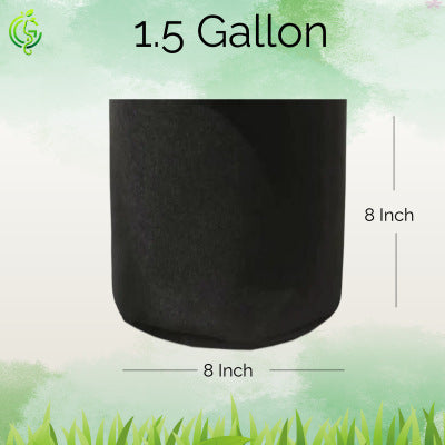 Single Breathable Fabric Grow Bag for Terrace Gardening best for growing Plant/Vegetable/Herb/Fruit