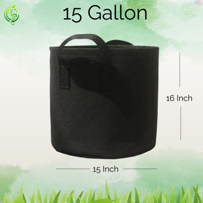 Single Breathable Fabric Grow Bag for Terrace Gardening best for growing Plant/Vegetable/Herb/Fruit