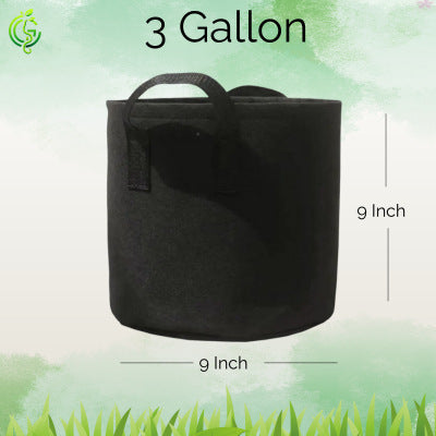 Single Breathable Fabric Grow Bag for Terrace Gardening best for growing Plant/Vegetable/Herb/Fruit