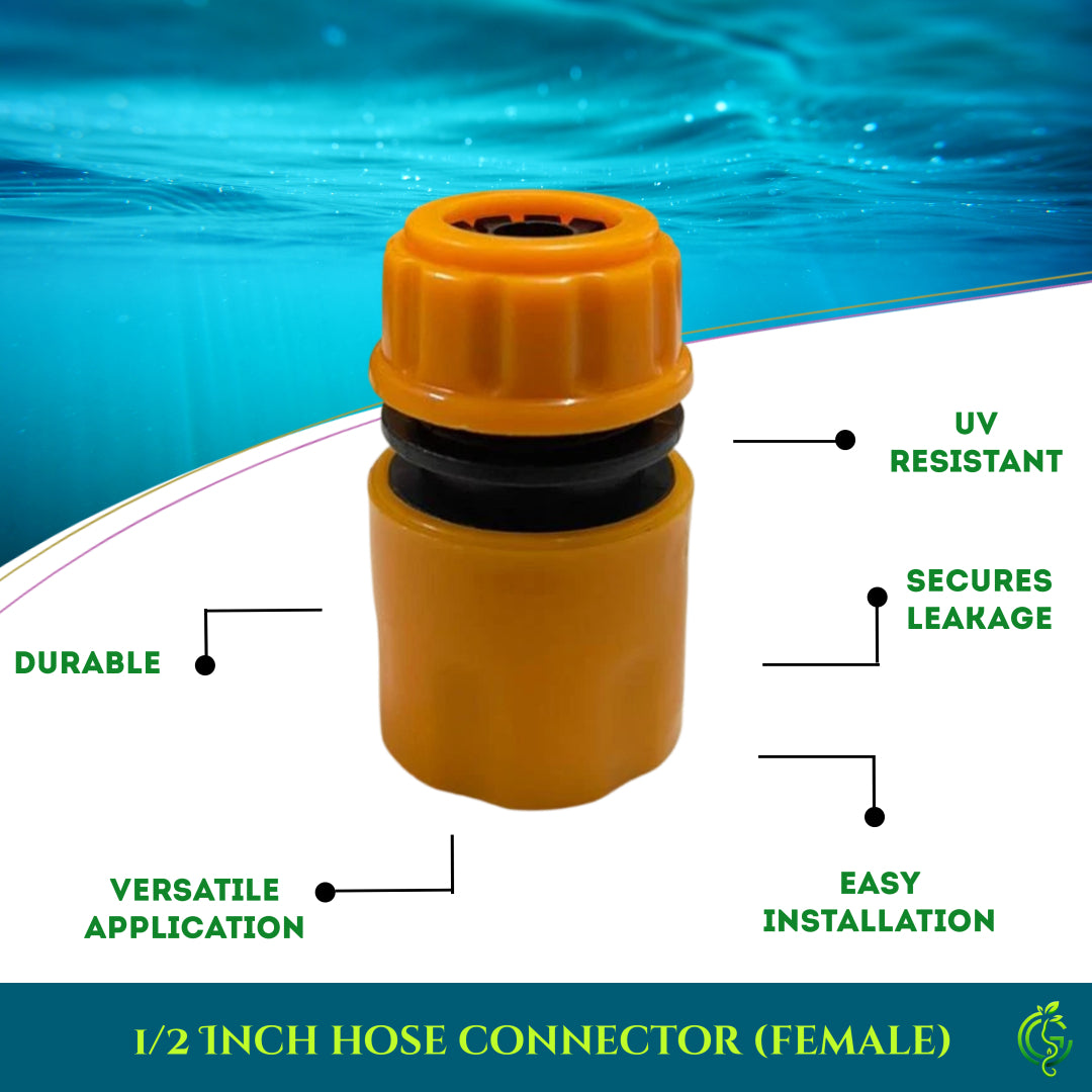 1/2 Inch Female Hose Connector – Quick Connect Garden Fitting