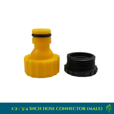 1/2 & 3/4 Inch Male Hose Connector Faucet Adapter