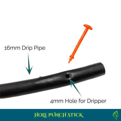 Straight Punch Key for Drip Irrigation Pipes