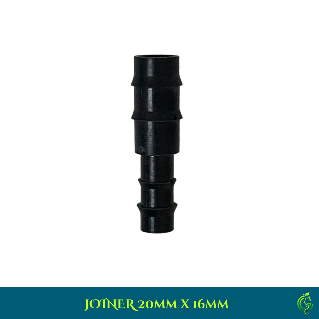 Drip Irrigation System Joiner 20mm x 16mm (Pack of 3)