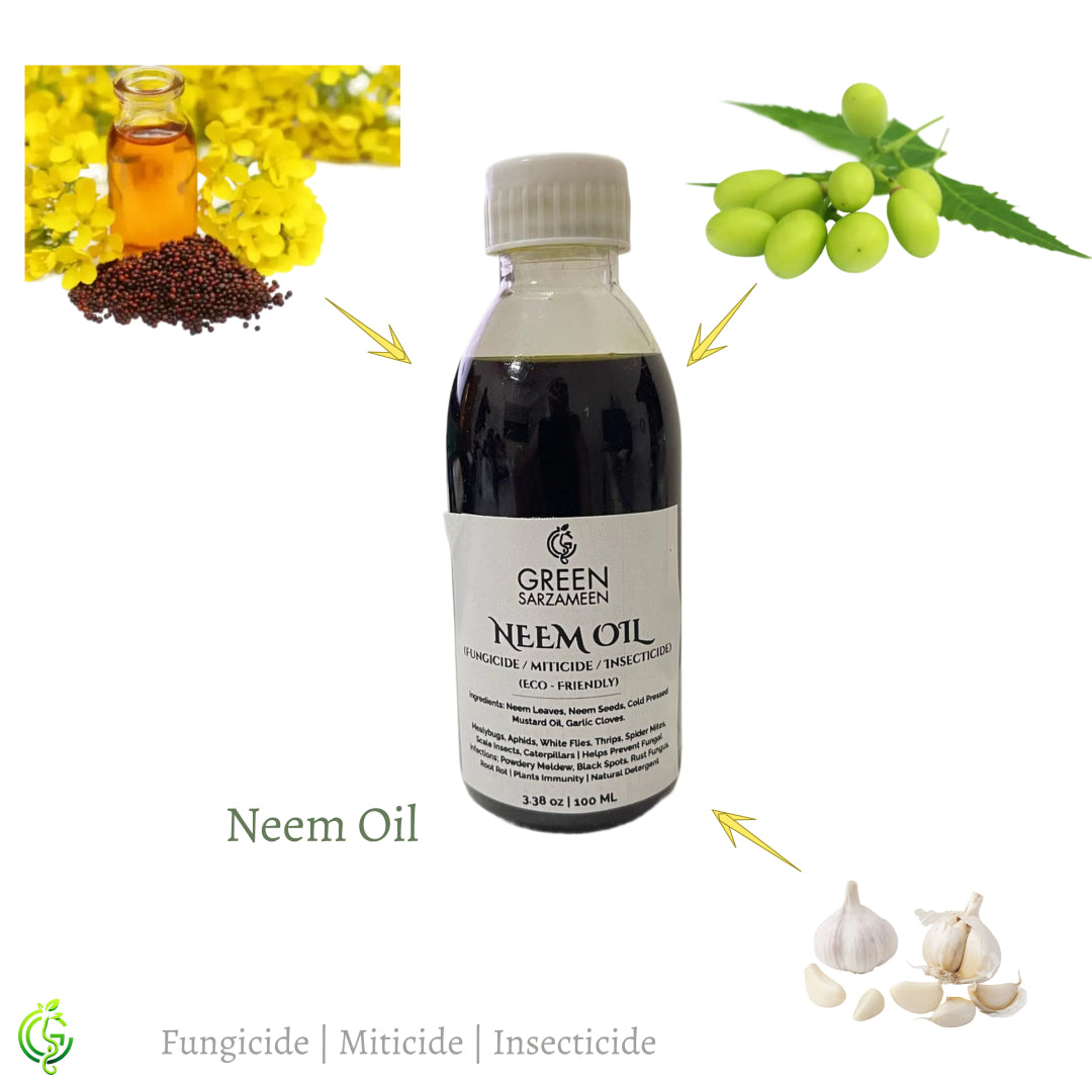 Neem Oil Spray for Plants – 3-in-1 Fungicide, Miticide & Insecticide | Kitchen Gardening