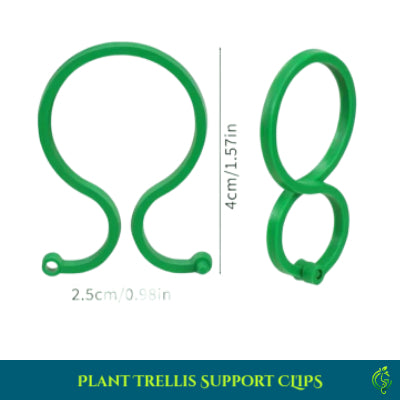 Plant Trellis Clips | Reusable Plant Support & Vine Clips (10 Pcs)