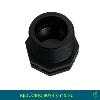 Reducing Bush 3/4" x 1/2" | Thread Reducer Adapter for Irrigation & Plumbing