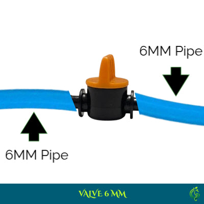 6mm Drip Irrigation Control Valve | Water Flow Regulator
