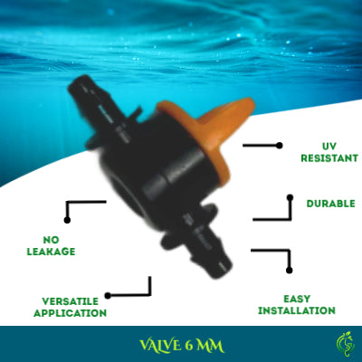 6mm Drip Irrigation Control Valve | Water Flow Regulator