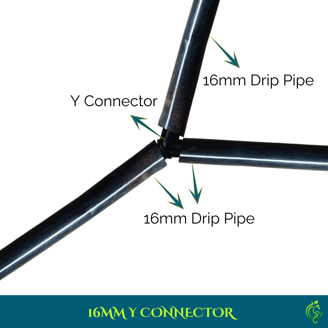 Y Connector 16MM | Drip Irrigation System