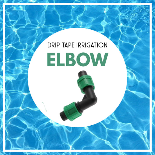Drip Tape Elbow 16mm Drip Irrigation 1/2 inch Universal Elbow Connector