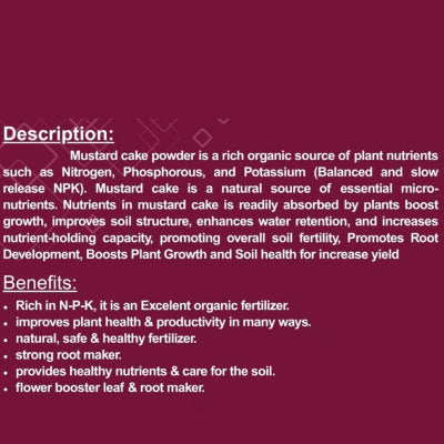Mustard Cake Fertilizer 800 Grams