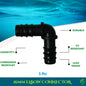 Drip Irrigation System Elbow Connector 16mm (Pack of 5)