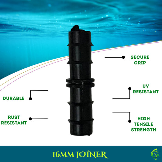 Drip Irrigation System Joiner 16mm (Pack of 5)