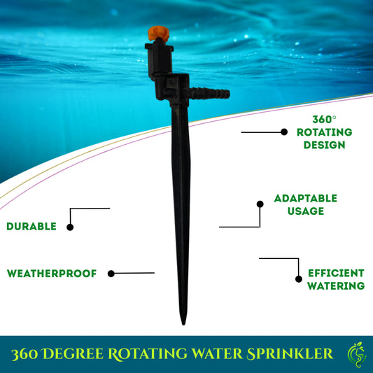 360 Degree Rotating Garden Water Sprinkler
