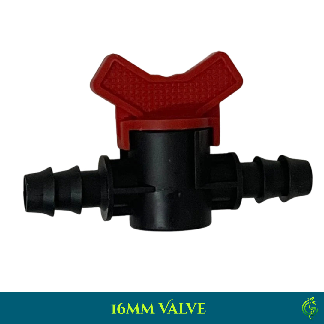 Drip Irrigation System 16mm Valve | Red